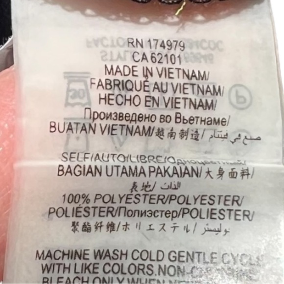 🌻BCBGeneration Floral Semi-Sheer Tie-Up Peplum Boho Blouse Size Medium - Picture 11 of 11